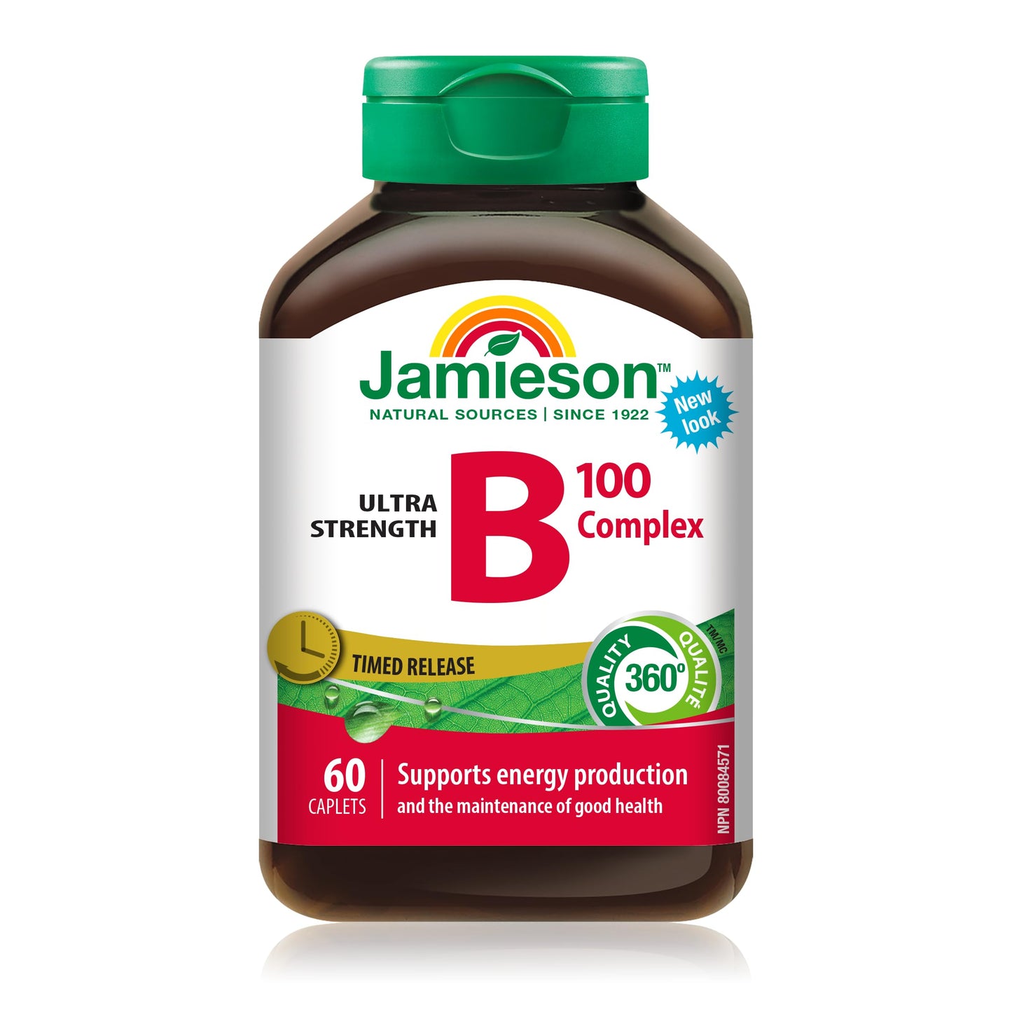 Complejo B100 Ultra Strength Jamieson (60 Tabletas)